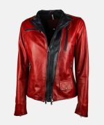 Giovanni Adami BROOCK Jacket Rosso-Front 2