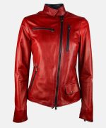 Giovanni Adami BROOCK Jacket Rosso-Front 3