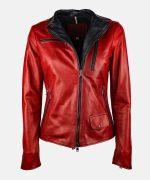 Giovanni Adami BROOCK Jacket Rosso-Front 4