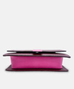 GA2806 Style Leather Handbag Bordo-Fucsia-Bottom