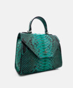 GA020 Style Python Mini Handbag Verde - Side