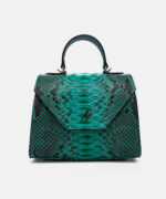 GA020 Style Python Mini Handbag Verde - Front