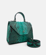 GA020 Style Python Mini Handbag Verde - Front 2