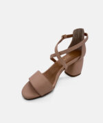 GA523 Style Leather Sandals Nude - Side 3