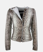 GA500 Style Python Jacket Naturale - Front Open