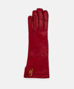 GA4PLG Style Leather Gloves Rubino - Front