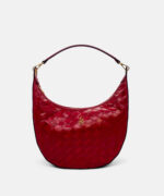 GA02 Style Leather Handbag Rosso - Front