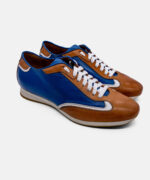 GA8040 Style Leather Shoes V1 Blu - Front