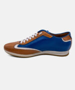 GA8040 Style Leather Shoes V1 Blu - Side